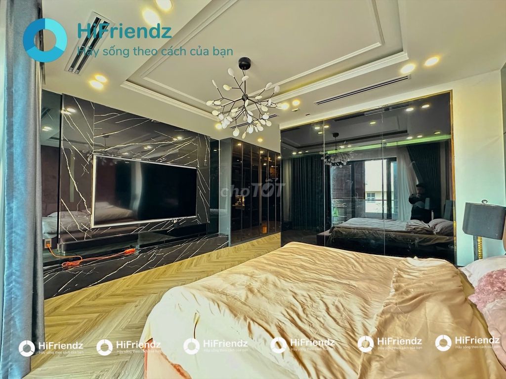 The entire luxry floor full of private washing machines on the Gò Vấp floor