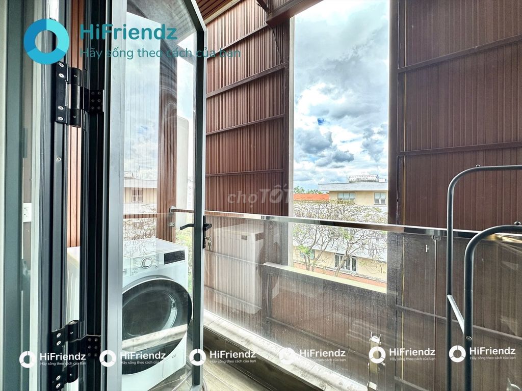 The entire luxry floor full of private washing machines on the Gò Vấp floor