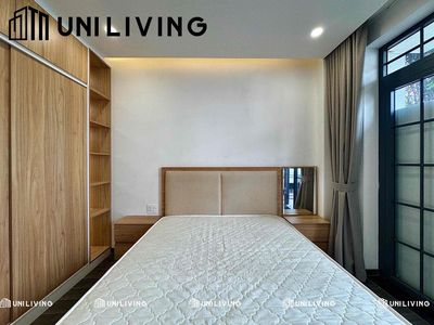 Rent the studio with a balcony - full interior - behind the mega market