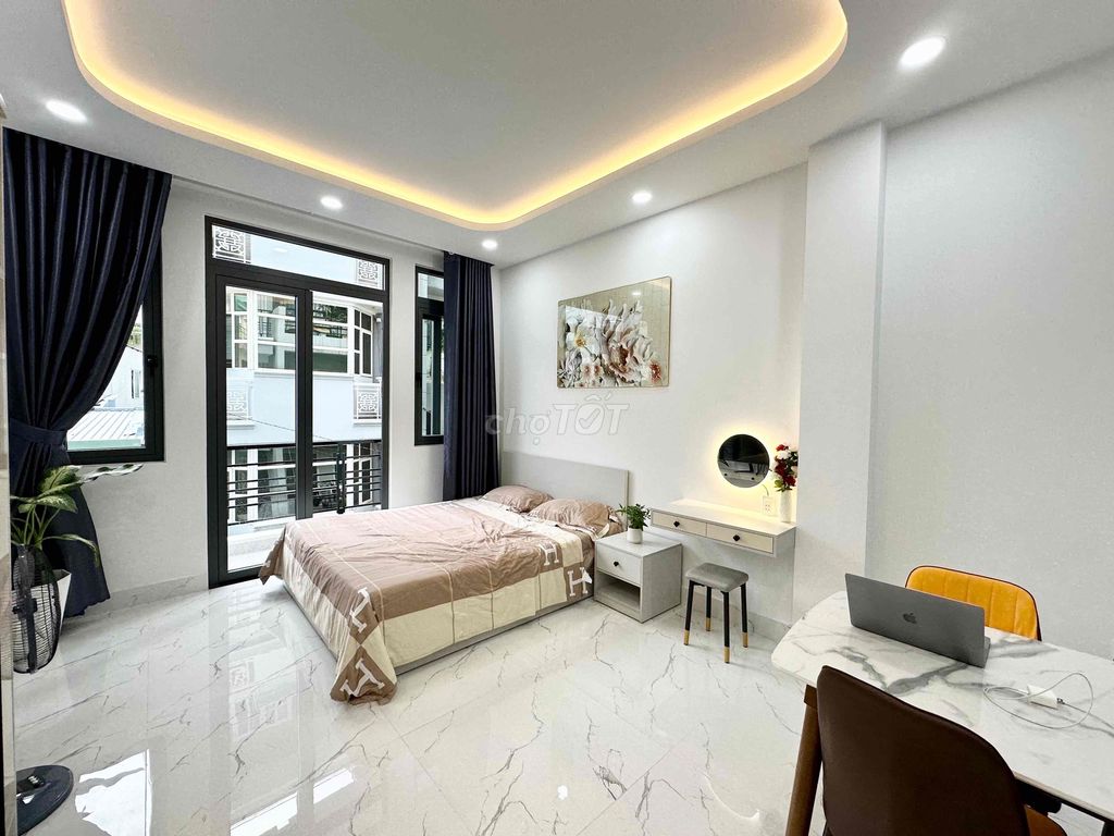 Stu Parkhouse 35 m2 FullNT Advanced Right pxl, pdl Central Bedroom