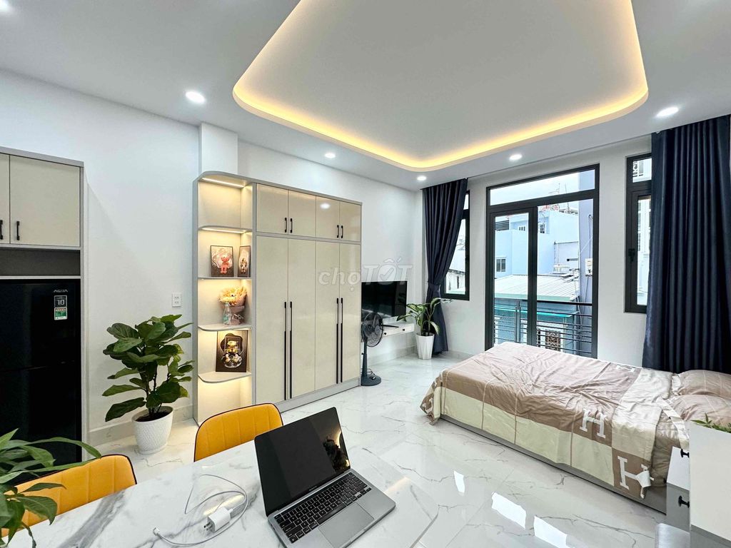 Stu Parkhouse 35 m2 FullNT Advanced Right pxl, pdl Central Bedroom