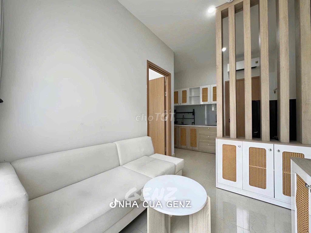 The apartment. A new kitchen. A new kitchen.