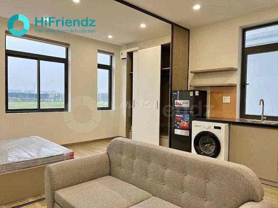 The studio can separate the kitchen into a bedroom - a full interior - open window