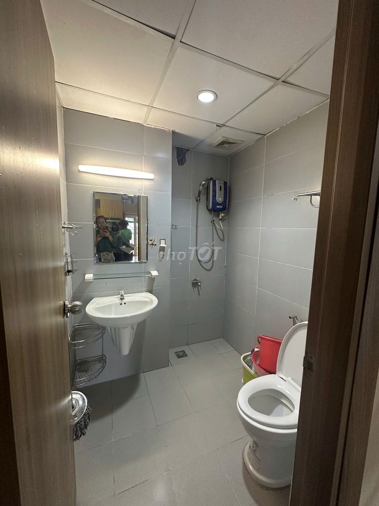 Rent apartment 2 bedroom - 2 Chung cư Bộ Công An toilet An Khánh - brain ceiling, District 2