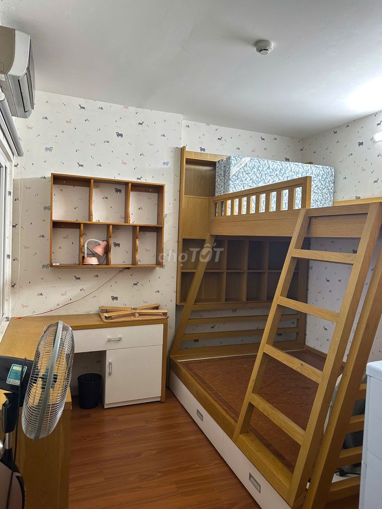 Rent apartment 2 bedroom - 2 Chung cư Bộ Công An toilet An Khánh - brain ceiling, District 2