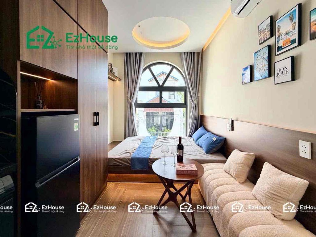 ion bedroom - full interior - near art Phan Huy Ích balcony