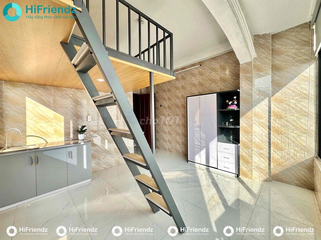 - Rent room.