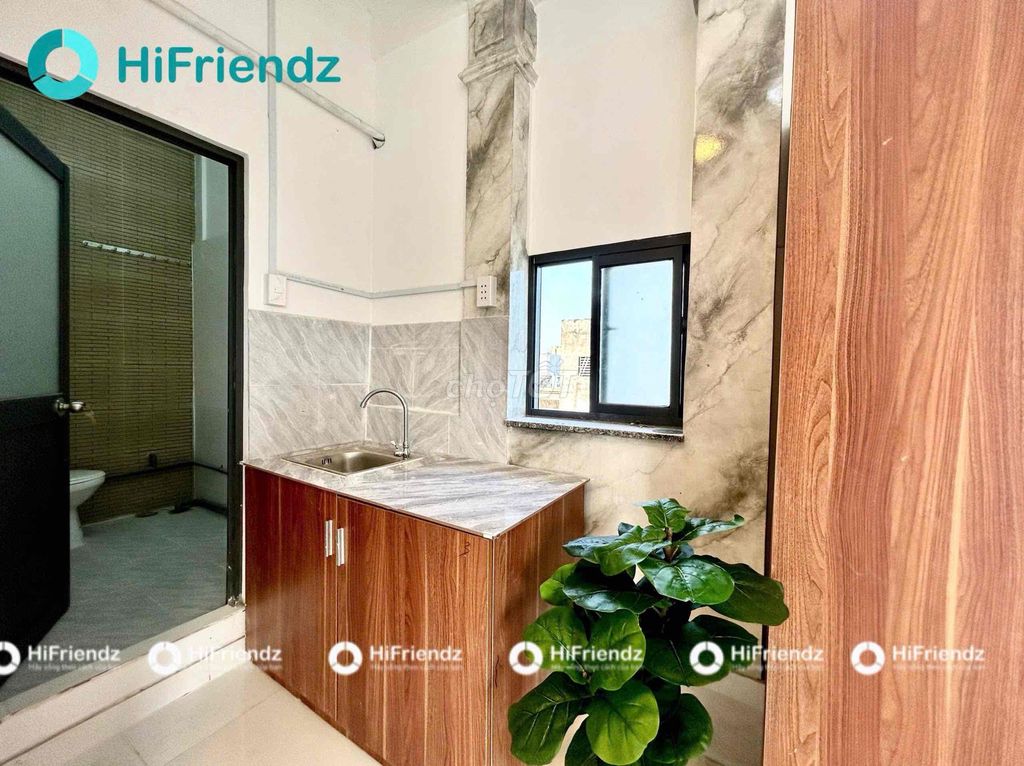 rents a cool balcony studio - full interior - Hương Lộ 2