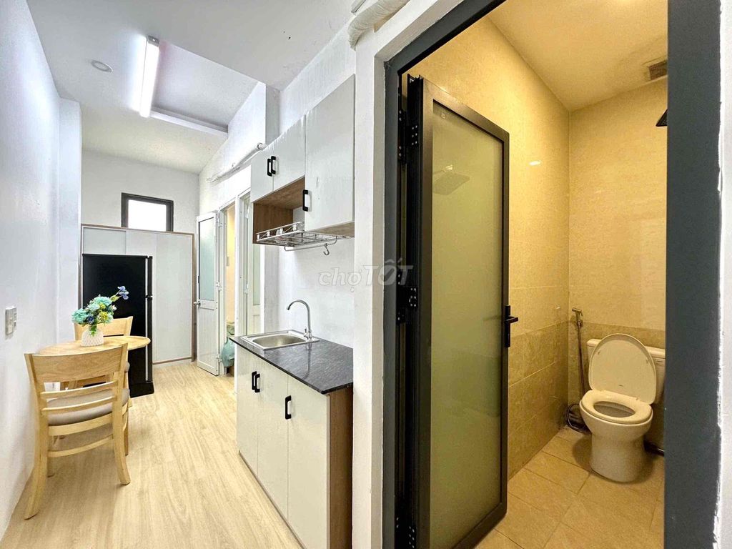 2 7th floor bedroom ready Bình Thạnh, near vlu near iUH, elevator