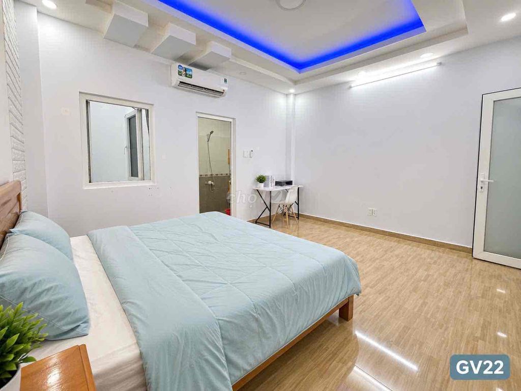Studio wide open interior