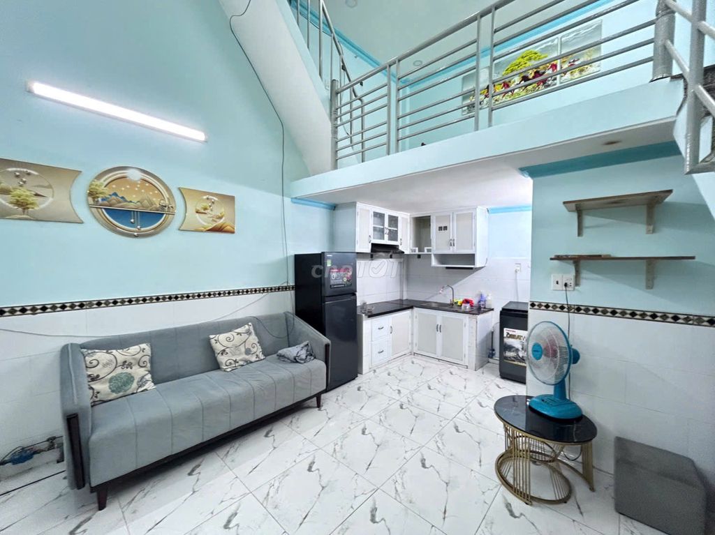 Three floors of Âu Dương Lân-7-3 District 8 2 bedrooms, furniture house, near the Y bridge