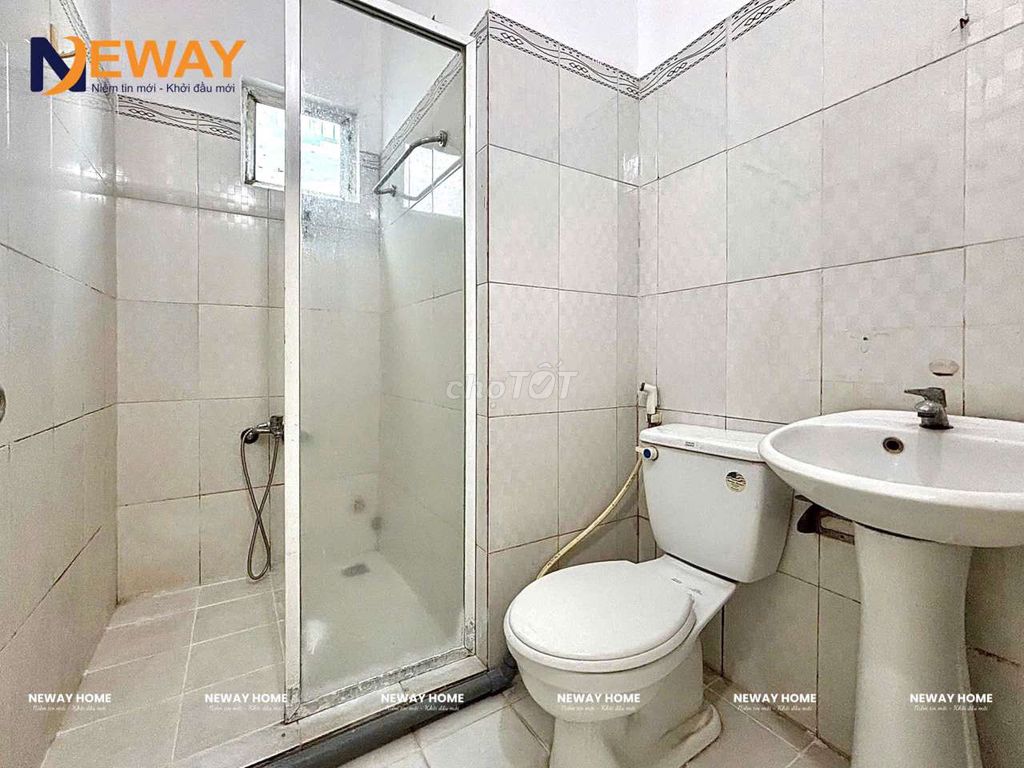 The balcony apartment in the shower dress.