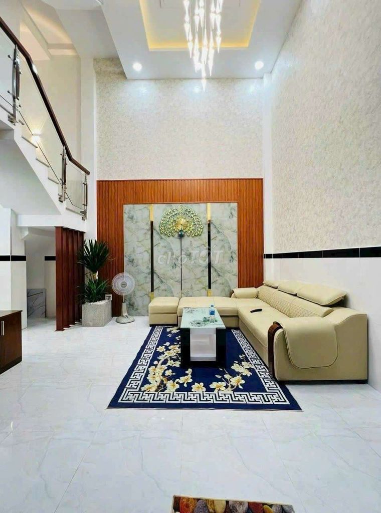 Let's rent a nice Full Building 1/ Quang Trung Gò Vấp(9 x6 m)) 3 bedroom 3 bedroom 3-$14 million
