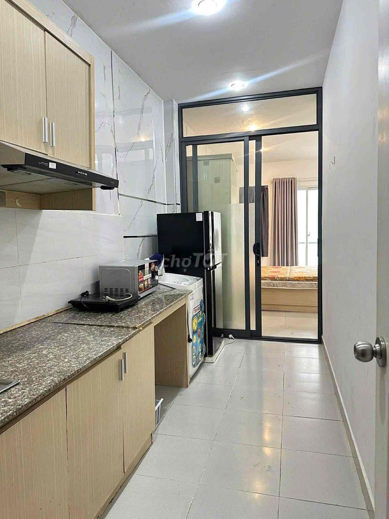 The kitchen stutio apartment.