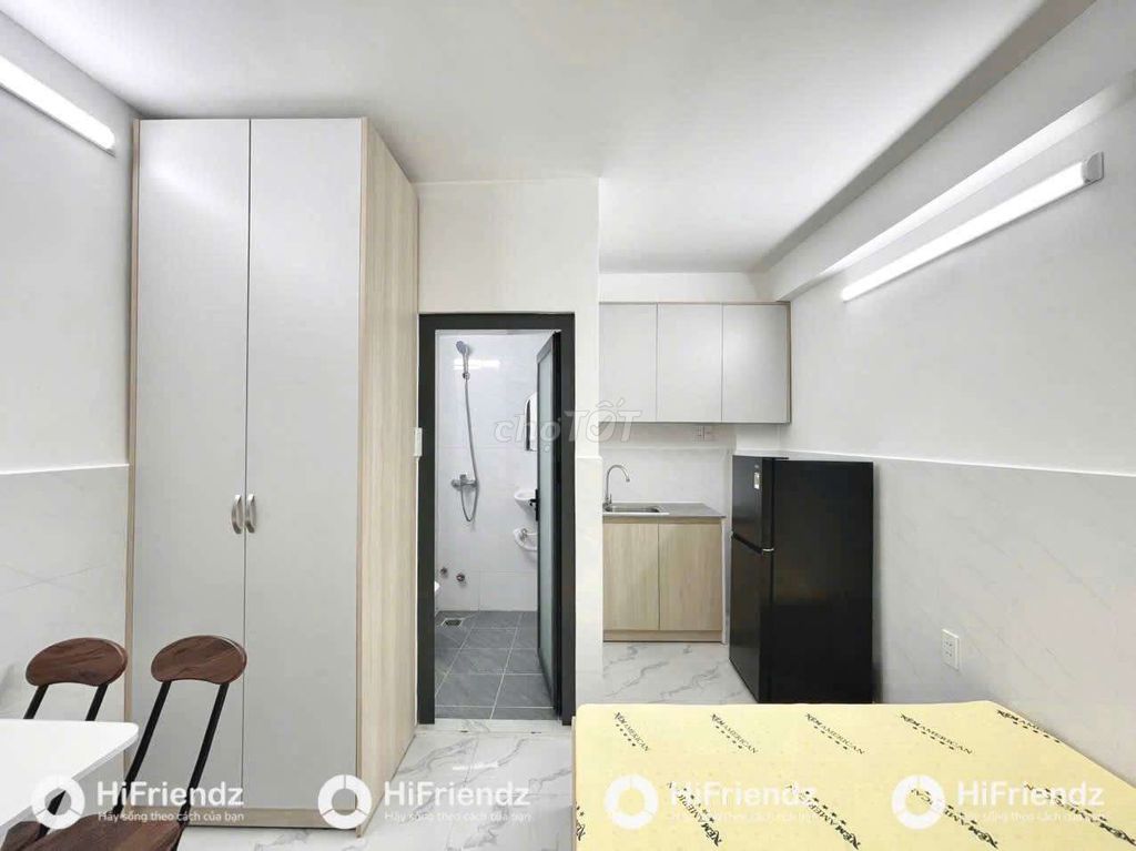 Rents the studio right at Thoại Ngọc Hầu, full interior, suitable vhu, huit