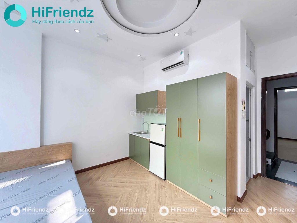 The service apartment is Phan Xích Long ccol full interior