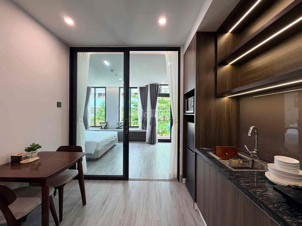 Rent an apartment. Full N.T. Bancol Hoàng Hoa Thám-Tân Bình bedroom.