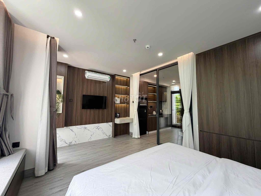 Rent an apartment. Full N.T. Bancol Hoàng Hoa Thám-Tân Bình bedroom.
