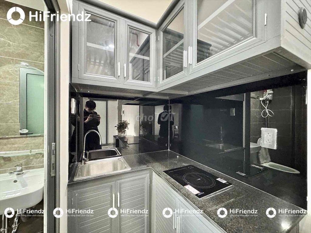 Rent a high-level apartment full of furniture right over here.art Phan Huy Ích.