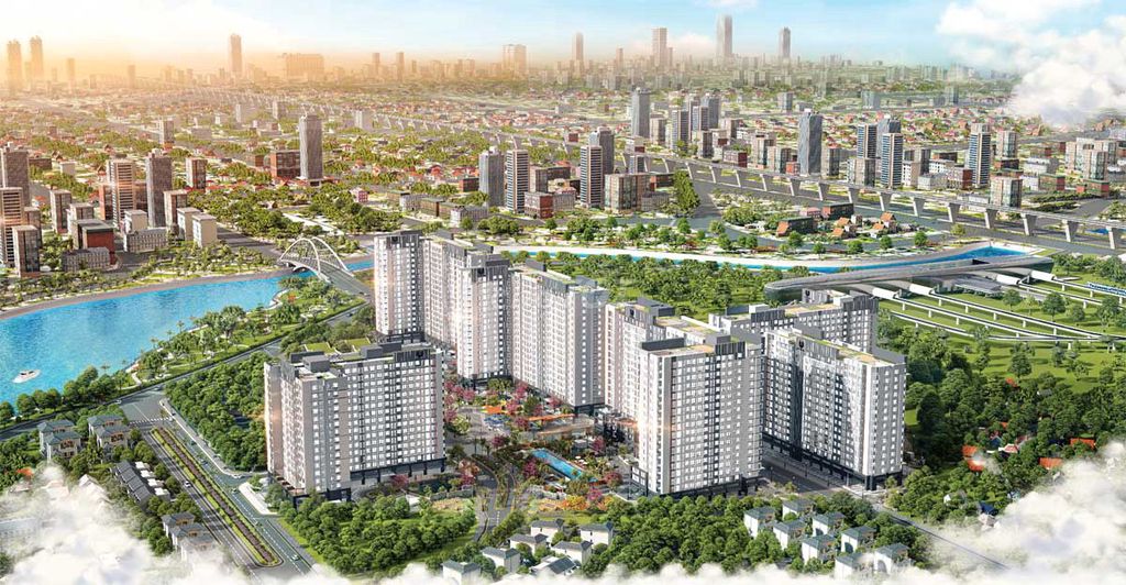 PiCity High Park 0170 3 bedrooms - 2 toilets - 80 M2 - full interior - 12 million a month