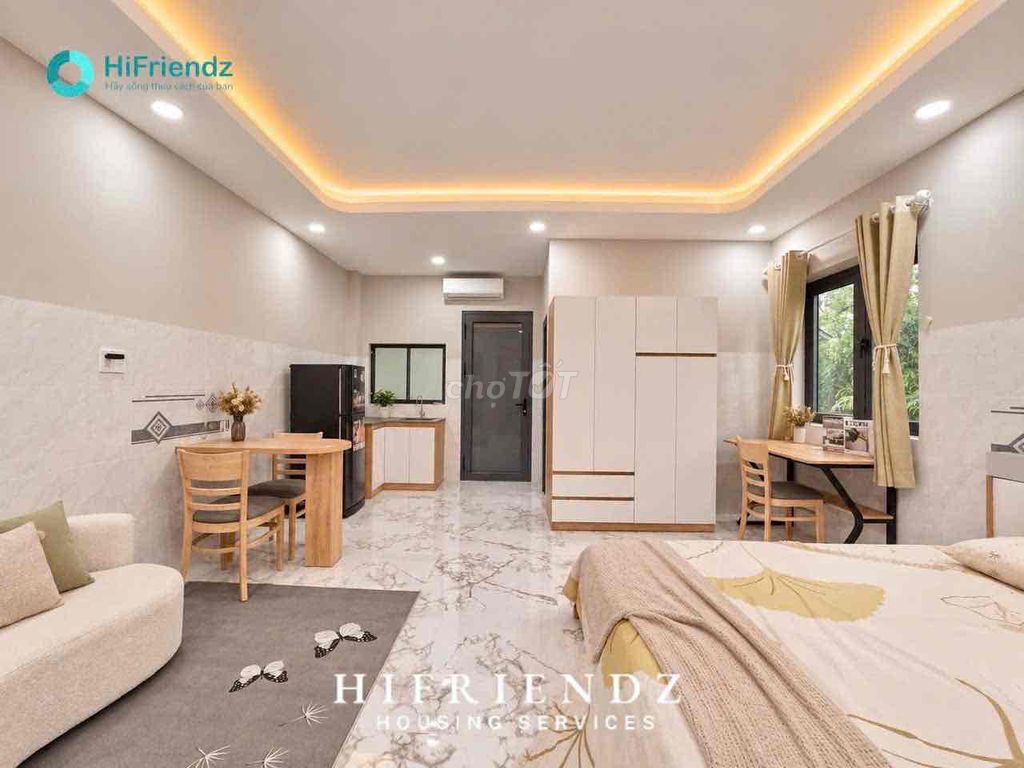 New room is 100 percent - advanced interior - located at the center of Bình Thạnh