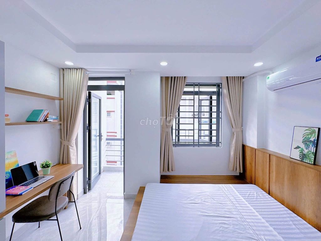mini apartment, clean-- One bedroom, balcony-- Nguyễn Văn Quá--