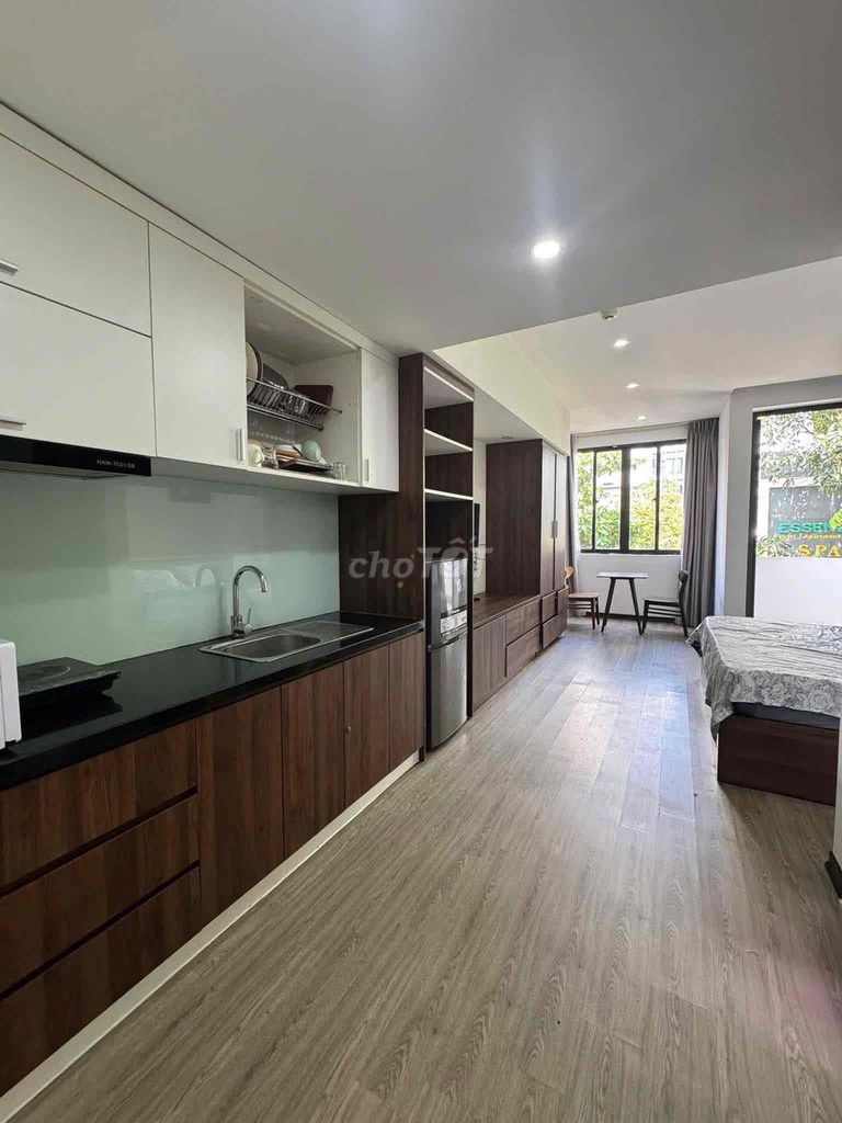Rent an apartment.H.B. studio full of people's furniture.