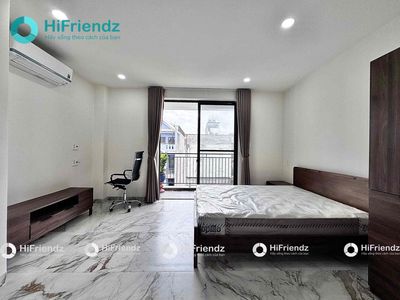 Public balcony studio view room design tone with a fancy color in District 2