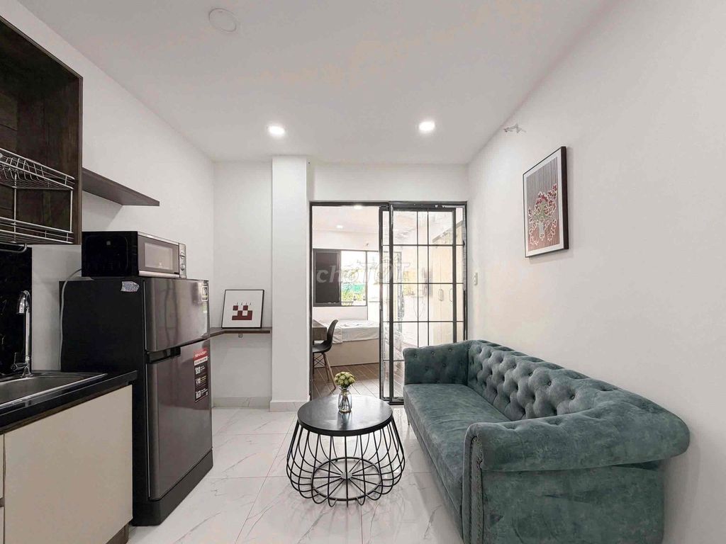 apartment 1 bedroom - full interior - balcon - clear Trần Kế Xương