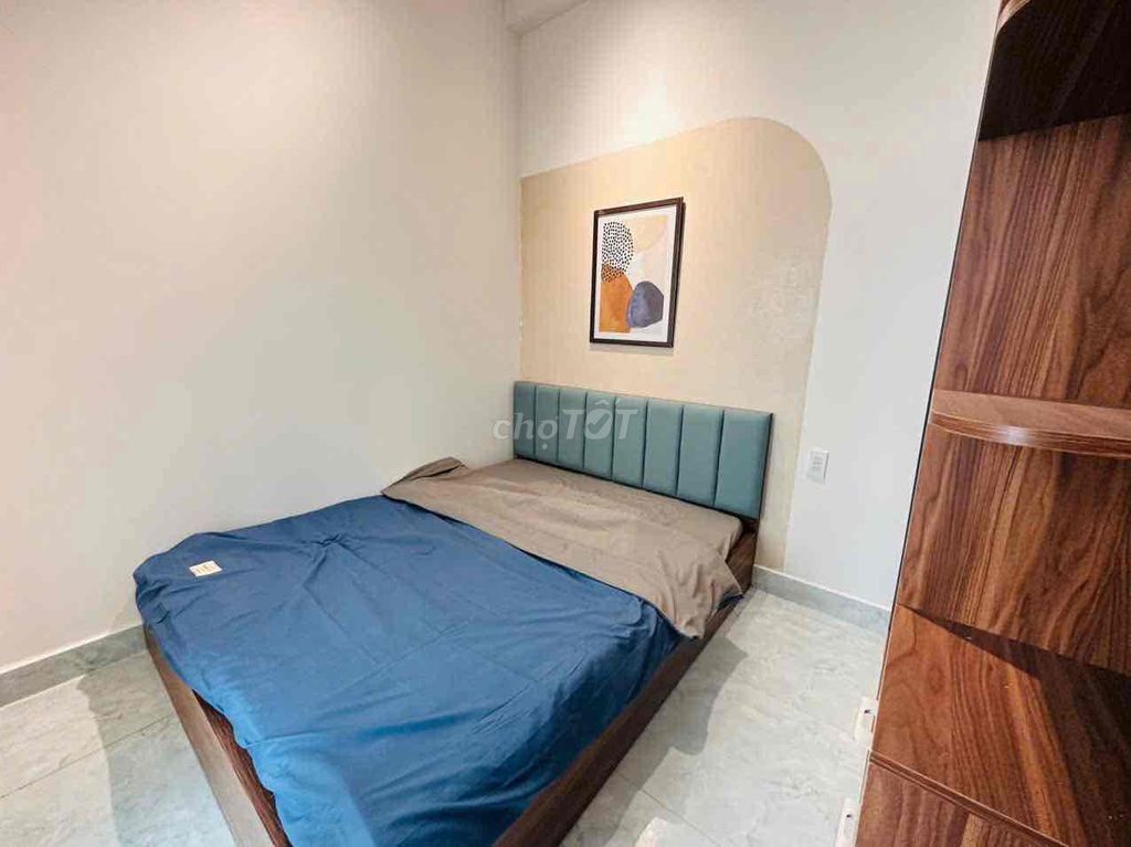 The apartment is empty. One bedroom. One bathroom.