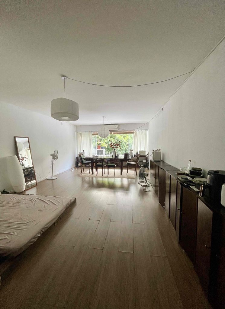 Rent a 40-foot-and-a-half studio, nice green view.