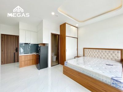 balcony apartment - full interior + washing machine - right emart Phan Huy Ích