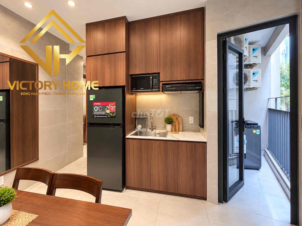 Room 1 sleep space - balcony - break kitchen Nguyễn Kiệm, Phú Nhuận