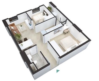 Rent Akari City - full interior