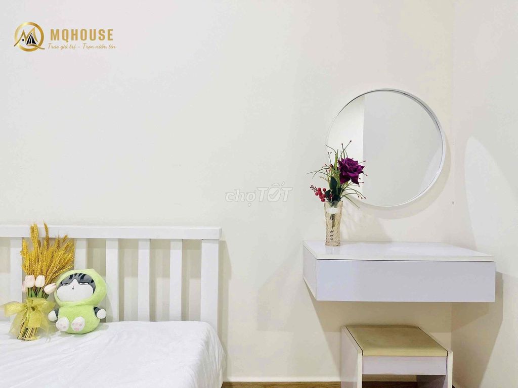 A generous apartment - comfort - full interior - right Nguyễn Kiệm, bedroom