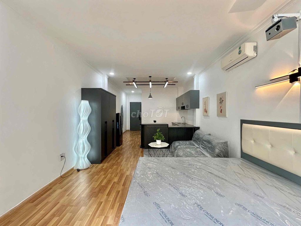 Rent a studio. A open balcony bedroom right near the independent compound.