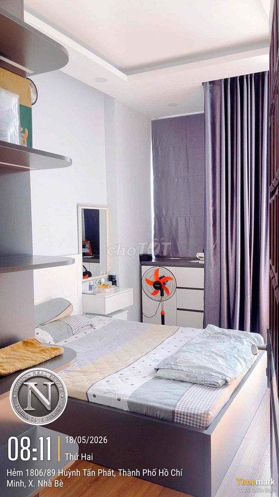 Rent 7th Street, 2nd floor full of furniture 4 bedrooms 13 million a month.