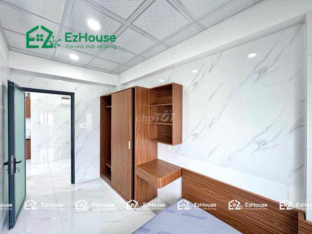 The apartment is Phan Văn Trị-The United States. Full interior. Two bedrooms.