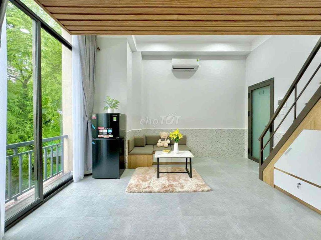 balcony - wide open interior Phạm Văn Chiêu - block text