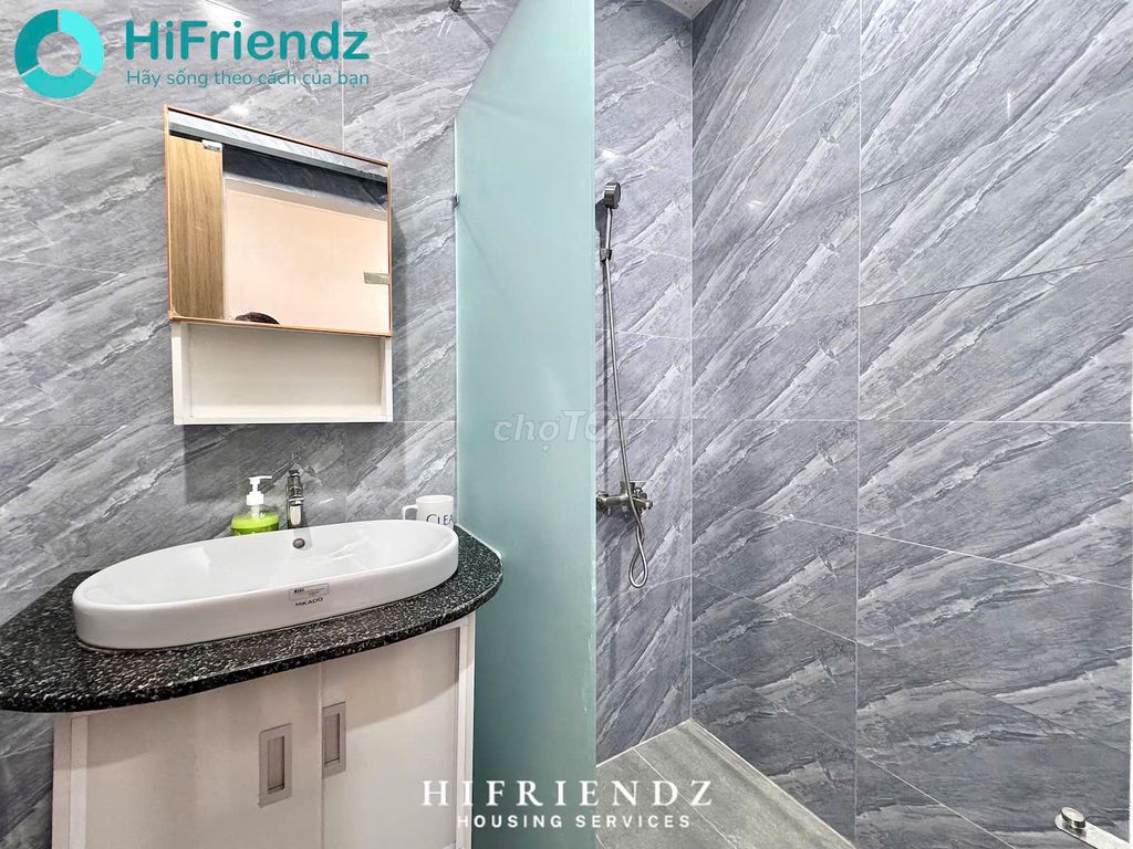 studio full high-end interior - large window close to aeon District 8