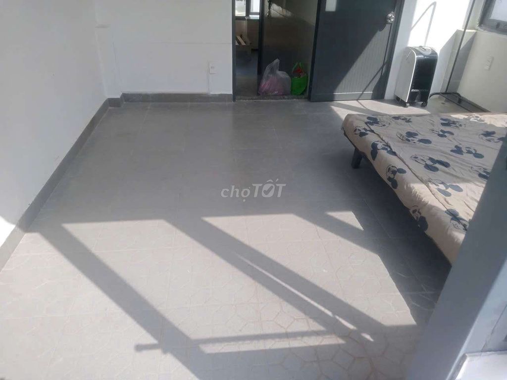 The room is wide, private toilet, full interior.