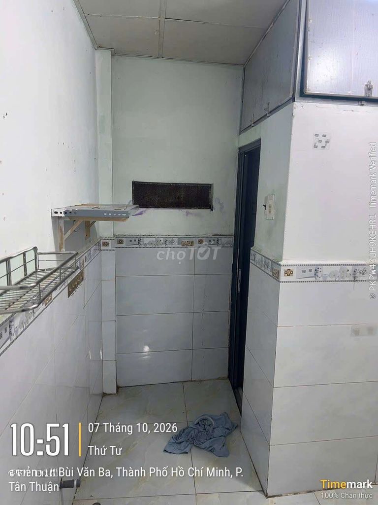 The original building, 44 Bùi Văn Ba Street, area 3 x 7, 1 floor, 2 bedroom, one bathroom.