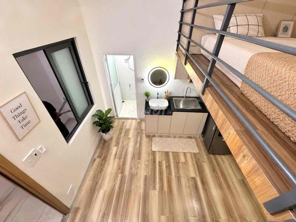 Rent a new apartment.