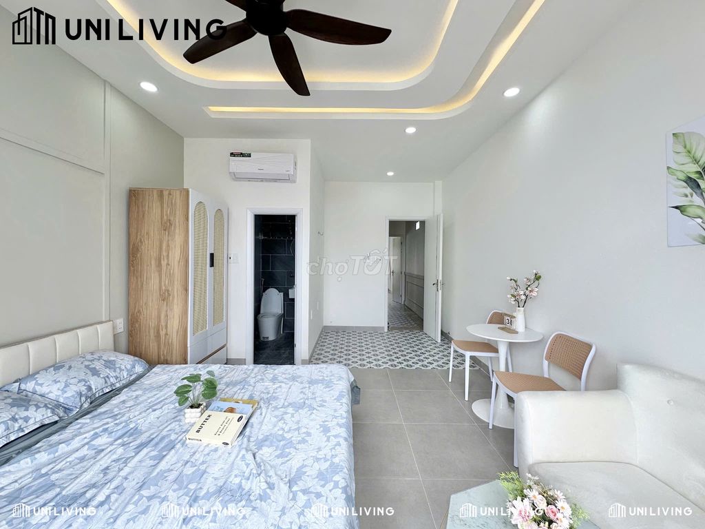 Studio Bancon Full has just been built, elevator at 33, Linh Đông.