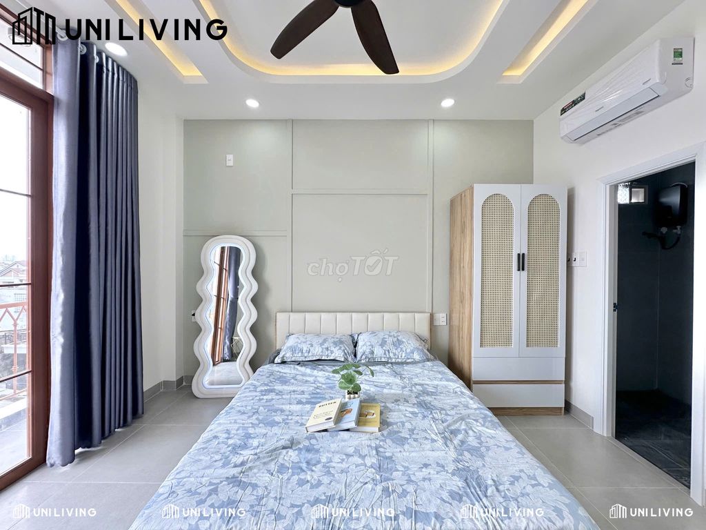 Studio Bancon Full has just been built, elevator at 33, Linh Đông.