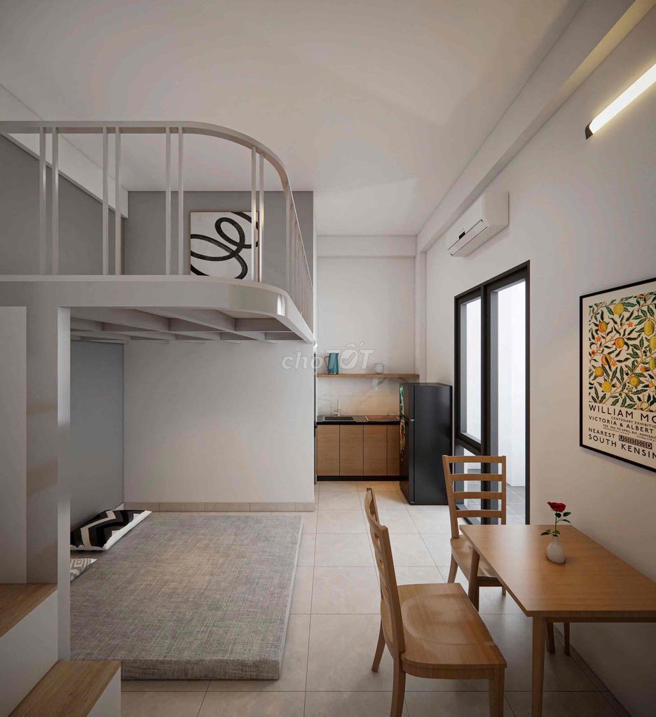 Rent a new apartment building full of furniture from 4 million.