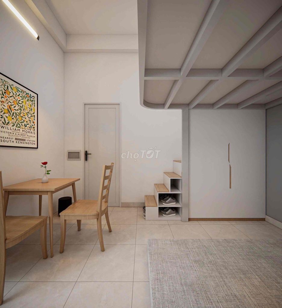Rent a new apartment building full of furniture from 4 million.