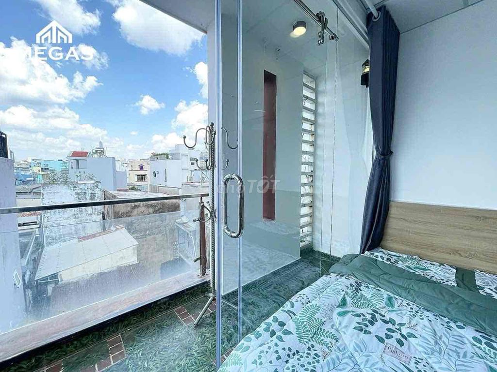 Rent the balcony kitchen room full interior in Tân Định district 1.