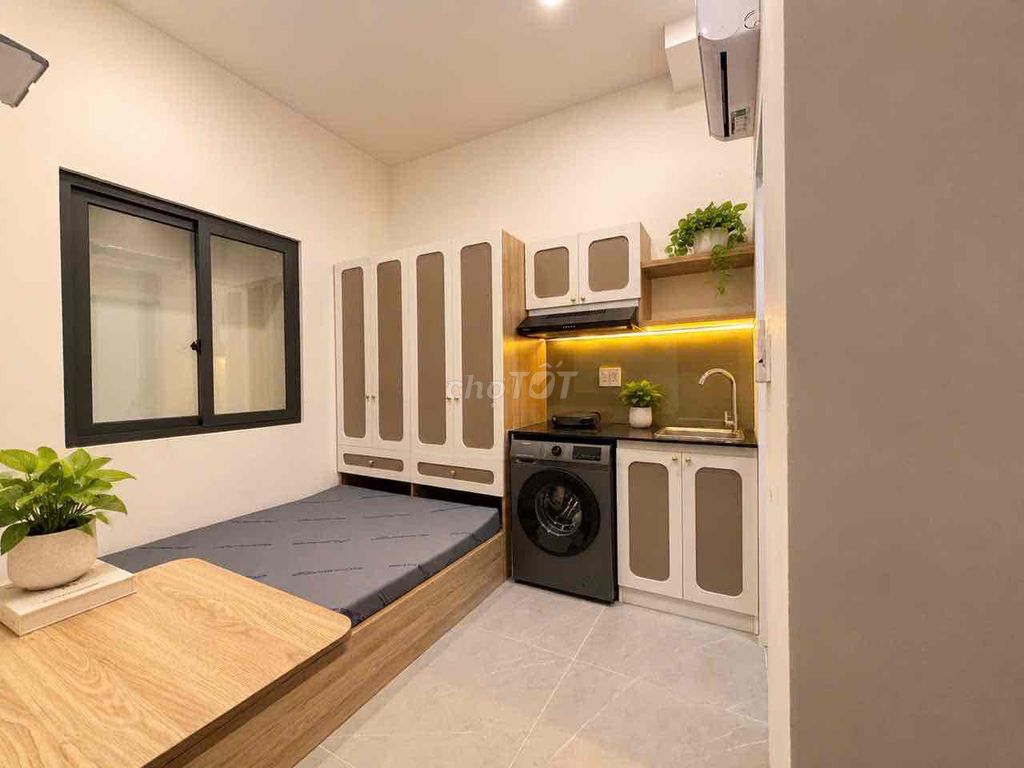 The studio is close to the cheap literary university.