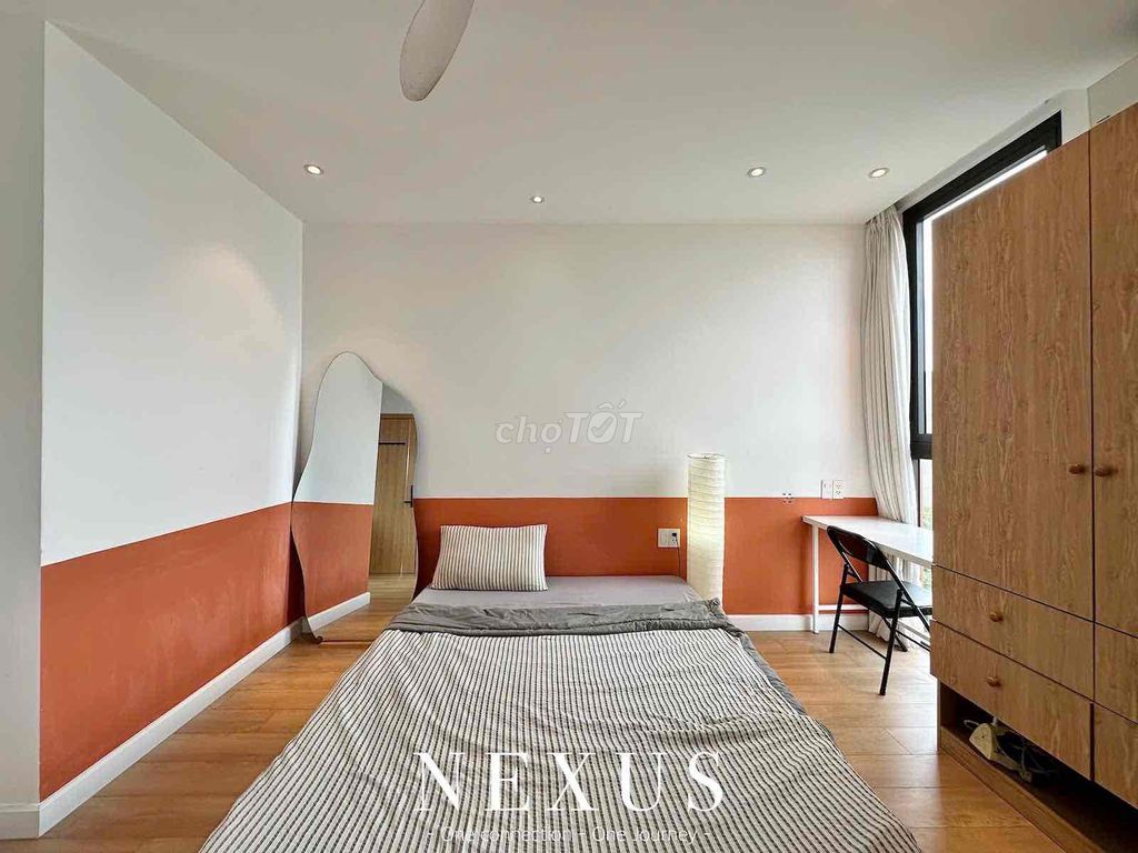 Rent the private balcony service apartment right here in Vườn Lài An Phú Đông.